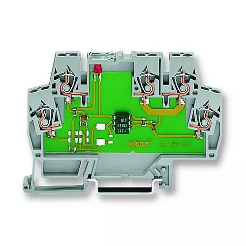 Wago TERMINAL BLOCK, DIN RAIL, 5POS, 14AWG, 859-794