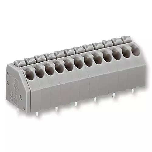 Wago TERMINAL BLOCK, WIRE TO BRD, 8POS, 16AWG, 250-208.