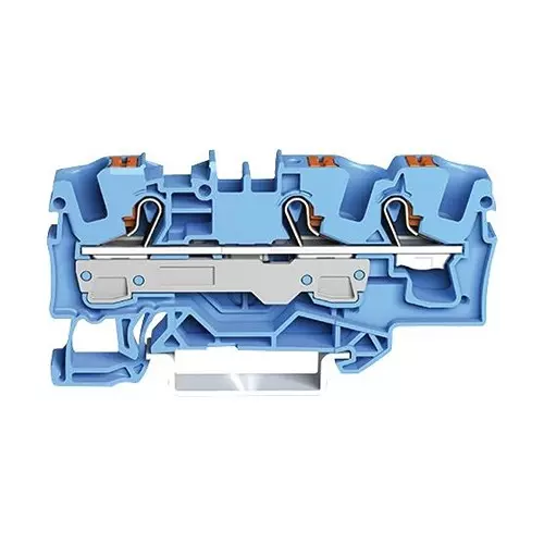 Wago TERMINAL BLOCK, DINRAIL, 3WAYS, 8AWG, 2206-1304