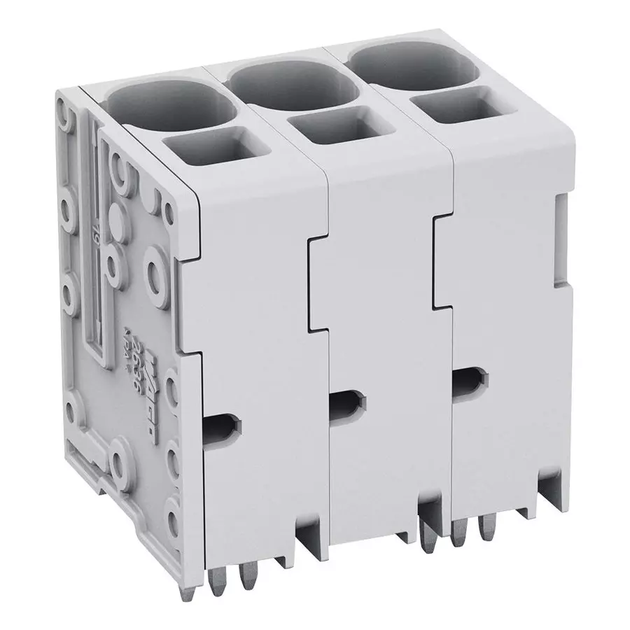 Wago TB, WIRE TO BRD, 2WAY, 4AWG, 2636-3102/020-000