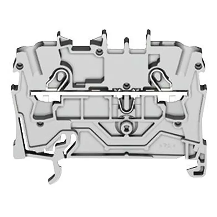 Wago TERMINAL BLOCK, DIN RAIL, 2POS, 12AWG, 2002-1201