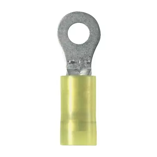 PANDUIT Ring Crimp Terminals TERMINAL, RING TONGUE, #10, 10AWG, YEL, PNF10-10R-D (Pack of 2)