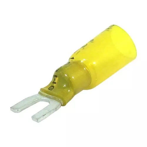 MOLEX Spade Crimp Terminals TERMINAL, SPADE TONGUE, #10, 12-10AWG 19196-0068. (Pack of 5)
