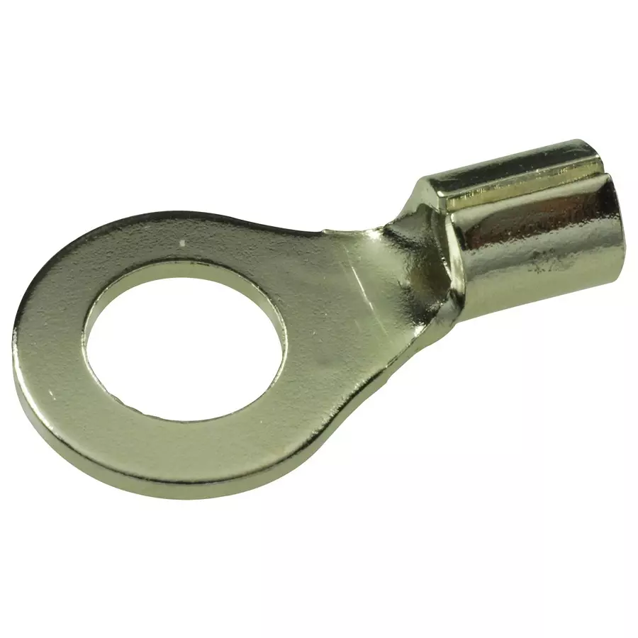 MOLEX Ring Crimp Terminals TERMINAL, RING TONGUE, 1/4", 14AWG 19069-0107 (Pack of 10)