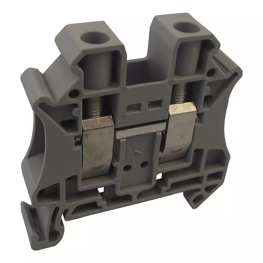Phoenix Contact DIN Rail Terminal Blocks TERMINAL BLOCK, DIN RAIL, 2POS, 10AWG, 3044160