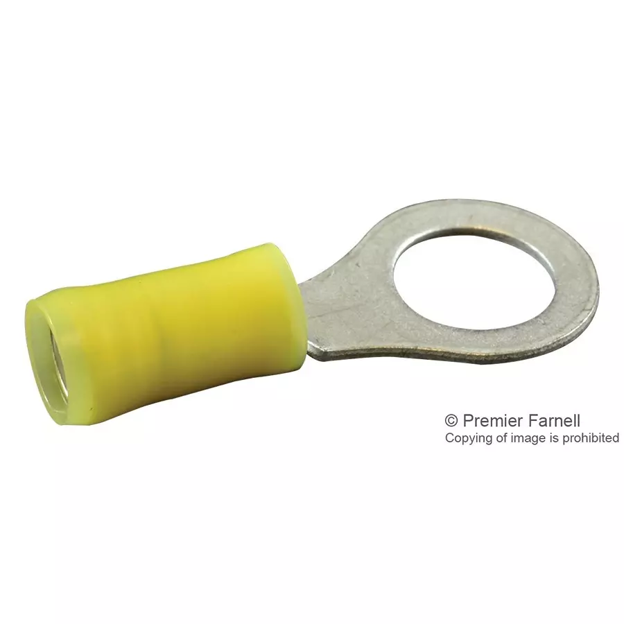 AMP - TE CONNECTIVITY TERMINAL, RING TONGUE, 3/8", 10AWG, 320577 (Pack 10)