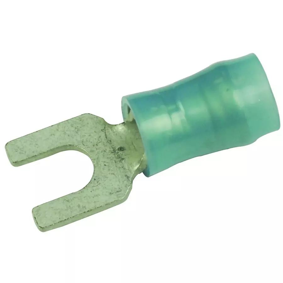 AMP - TE CONNECTIVITY TERMINAL, SPADE/FORK, #6, CRIMP, BLUE, 8-35559-1