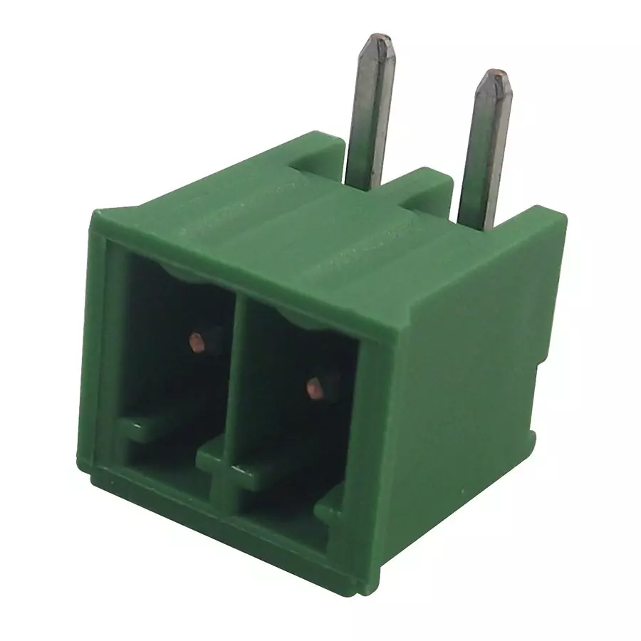 AMP - TE CONNECTIVITY TERMINAL BLOCK, R/A HDR, 2POS, 3.5MM, 284512-2