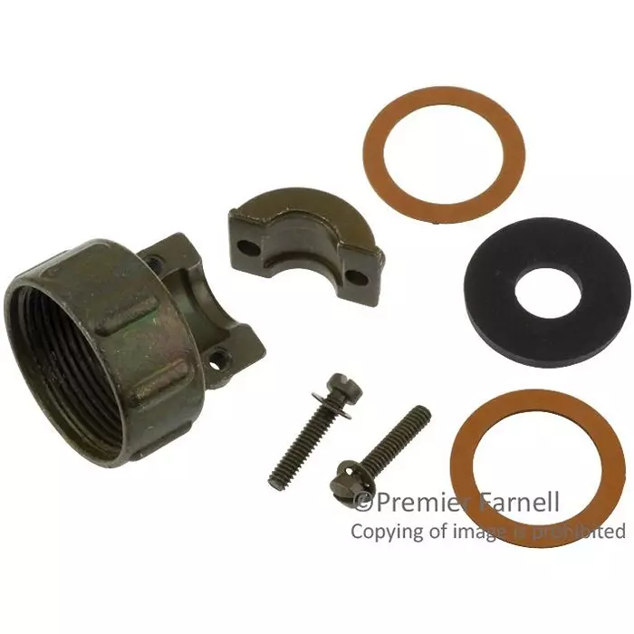 AMPHENOL INDUSTRIAL CIRCULAR CABLE CLAMP, SIZE 18 , DIE CAST, 97-3057-10-6.