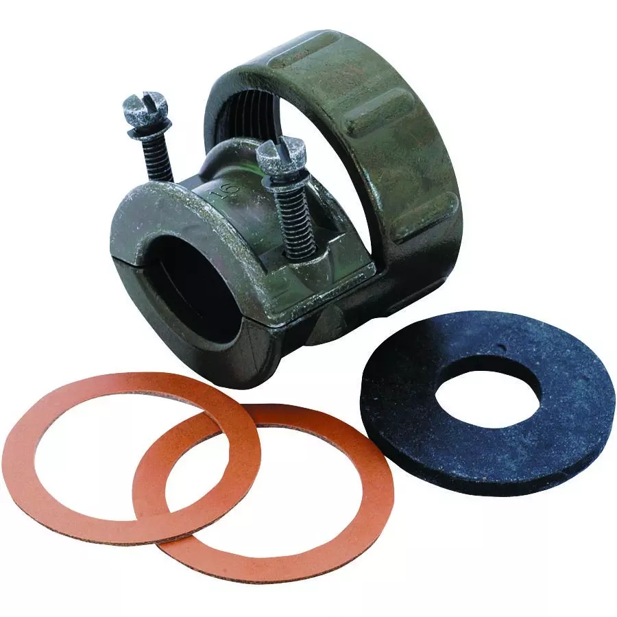 AMPHENOL INDUSTRIAL CABLE CLAMP, SIZE 24/28, ZINC ALLOY, 97-3057-16.