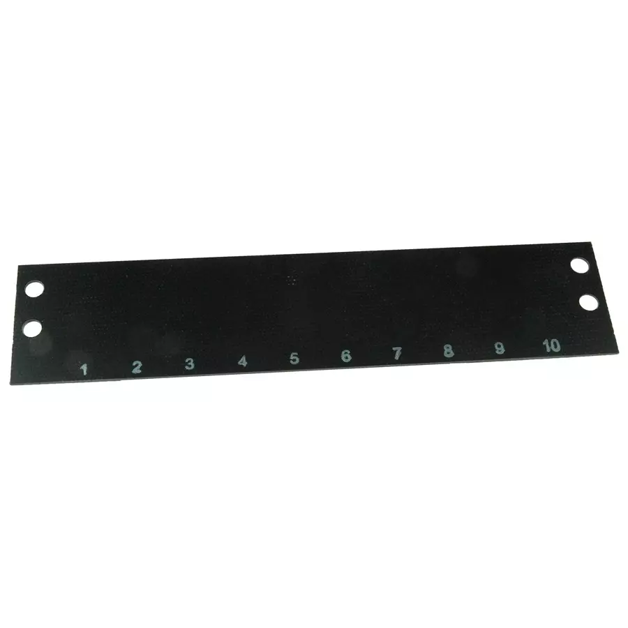 CINCH CONNECTIVITY SOLUTIONS TERMINAL BLOCK MARKER, 1 TO 10, 14.3MM, MS-10-142