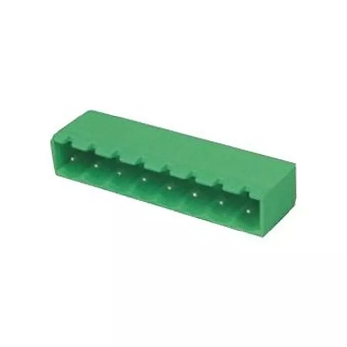 AMPHENOL ANYTEK TERMINAL BLOCK, R/A HEADER, 5POS, TH, OQ0554510000G