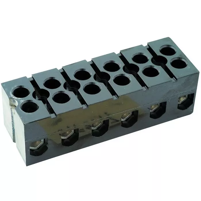 MARATHON SPECIAL PRODUCTS TERMINAL BLOCK, BARRIER, 6 POSITION, 18-4AWG, 985-GP-6