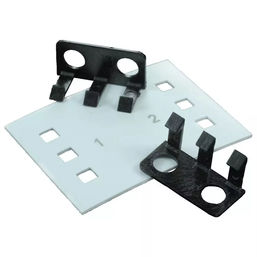 MARATHON SPECIAL PRODUCTS COVER, 2POS, BARRIER TERMINAL BLK, WHT, CW 302 01A