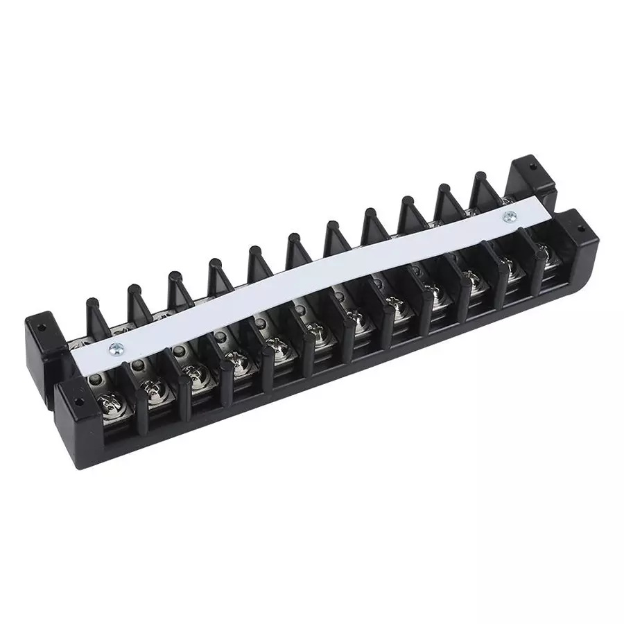 MARATHON SPECIAL PRODUCTS TERMINAL BLOCK, BARRIER, 12POS, 10AWG, 1512STDSLB