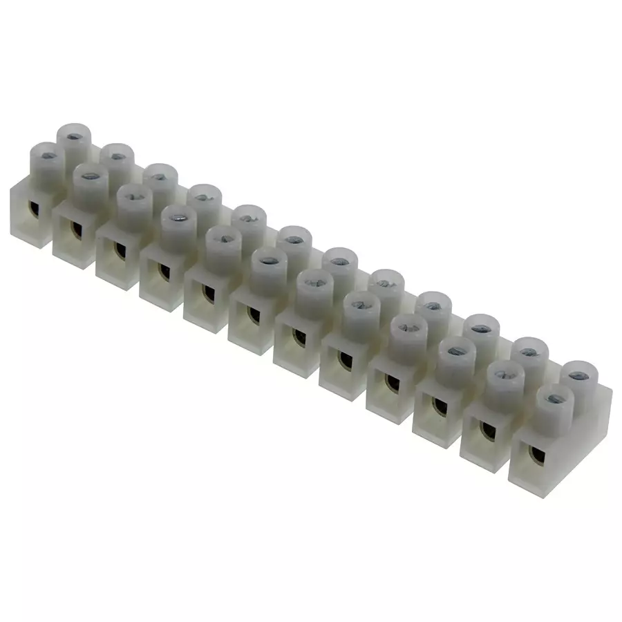 IDEAL TERMINAL BLOCK, BARRIER, 12 POSITION, 22-12AWG, 89-608