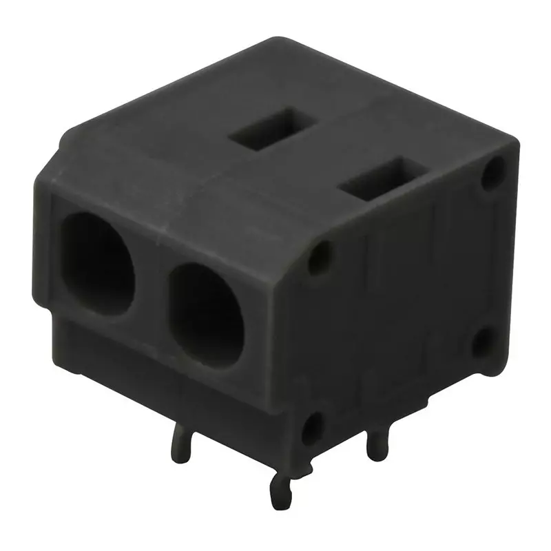 TE CONNECTIVITY Terminal Block, Wire To Board, 2Pos, 20-14Awg, Grey, 2834090-1 (Pack of 10)