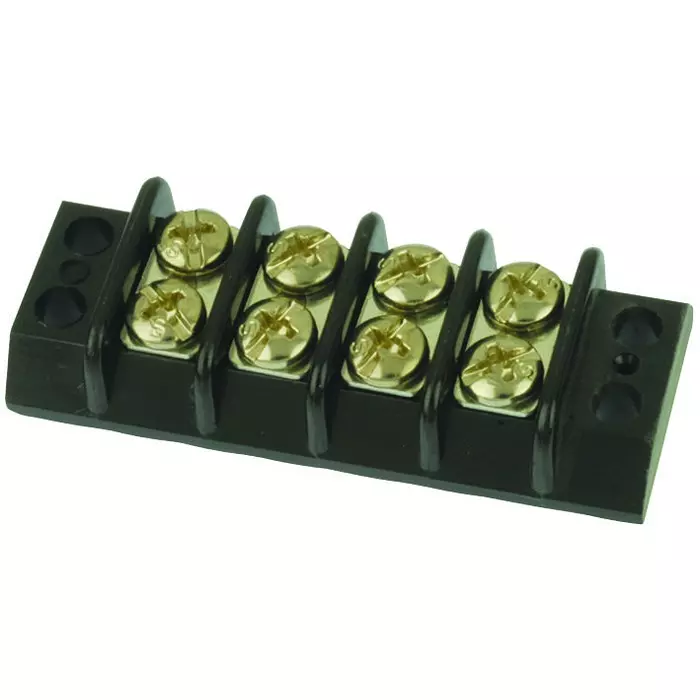 MARATHON SPECIAL PRODUCTS Terminal Block, Barrier, 4 Position, 22-12Awg, 104