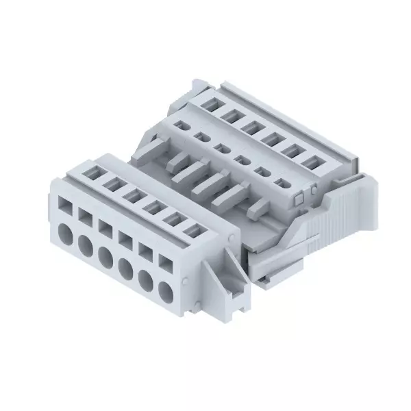 Elmex Plug and Socket Terminal with 250 V, 16 A Rating and 2.5 mm² Wire Size, DPSC5.08PM(6 Way)