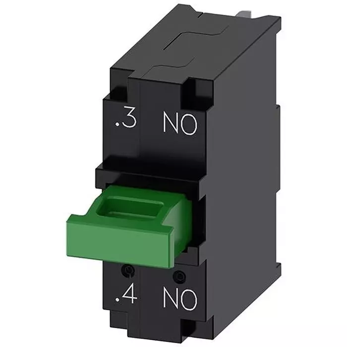 Siemens Contact Block Panel Mount Solder, 3SU14003AA105BA0