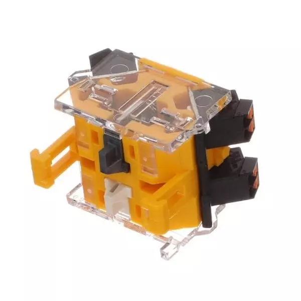 EAO Contact Block Snap In Mount Push-In, 704.907.5