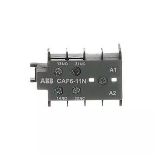 ABB Auxiliary Contact Block Screw Termination, CAF6-11N