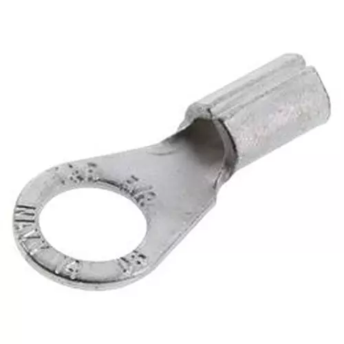 ABB - THOMAS & BETTS Terminal, Ring, 3/8In, Crimp, 8Awg, D8-38