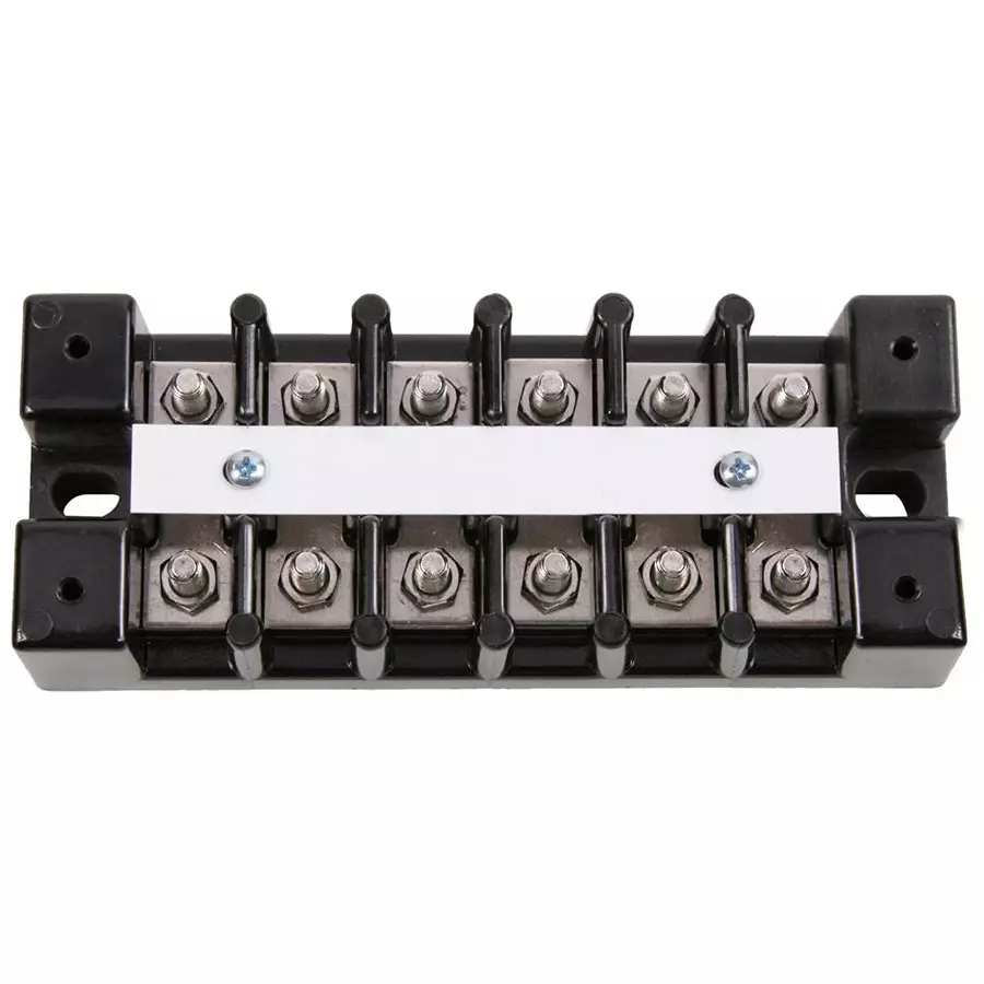 MARATHON SPECIAL PRODUCTS Terminal Block, Barrier, 6Pos, 16-10Awg, 1606ST