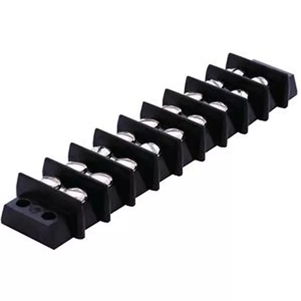 CINCH CONNECTIVITY SOLUTIONS Terminal Block, Barrier, 6 Position, 10Awg, 6-142