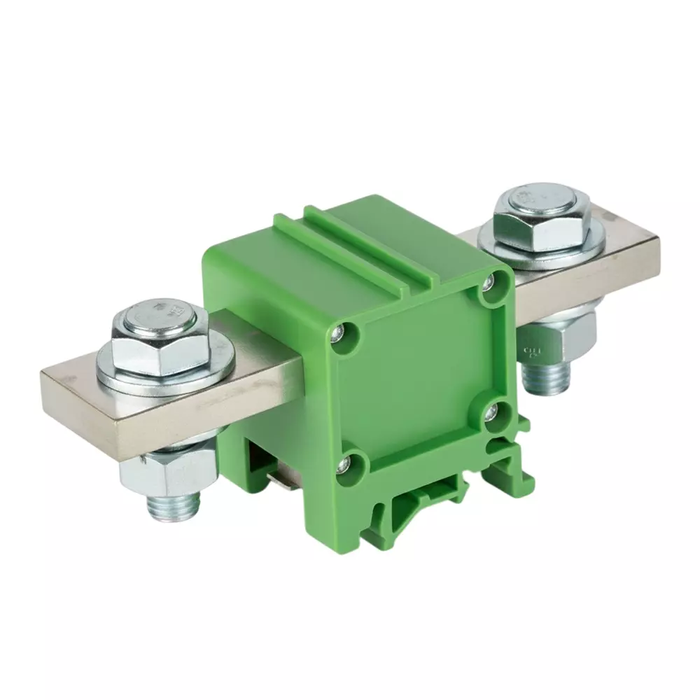FTC Bushbar Type Terminal Block Polyamide 415 A 1000 V AC Green, FTS-240LPC (Pack of 10 Pcs)