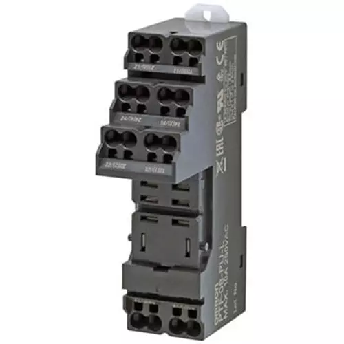 Omron Terminal Block Socket Push-in Plus Terminal Shape, PTF-08-PU-L
