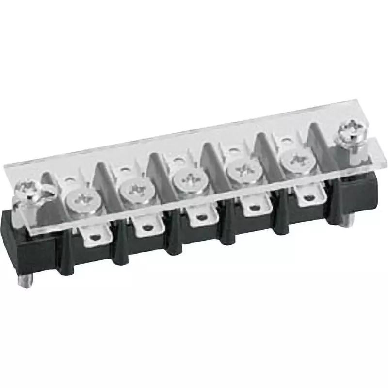 Sato Parts Terminal Block Relay Single Row Type Ml-3161 With Cover and Mounting Parts, ML-3161-C-10P