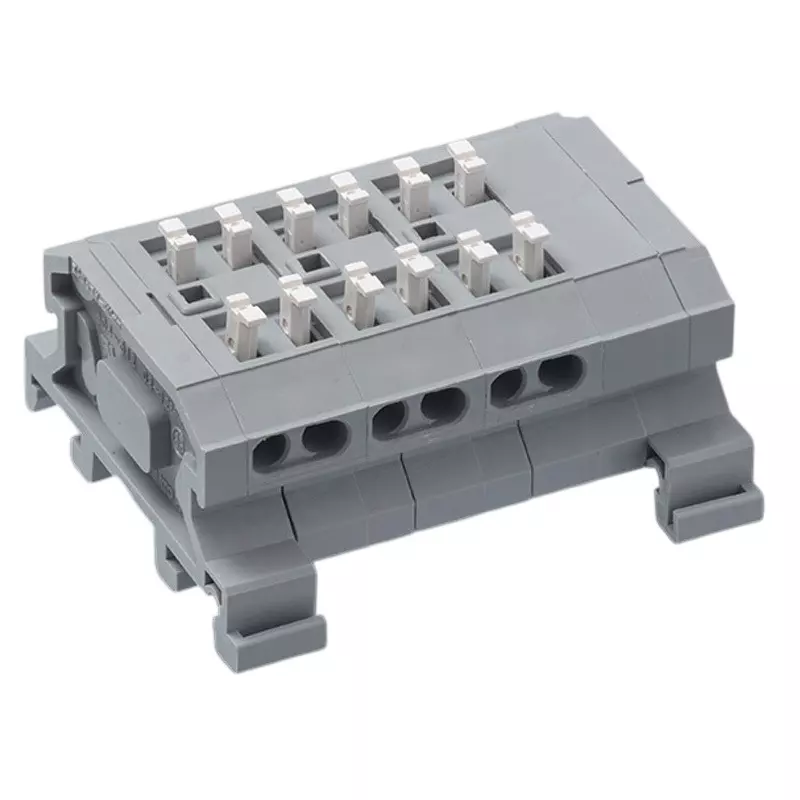 Sato Parts Screwless Terminal Block, 4 Wire Type 12 Pole, ML-1700-F-12P