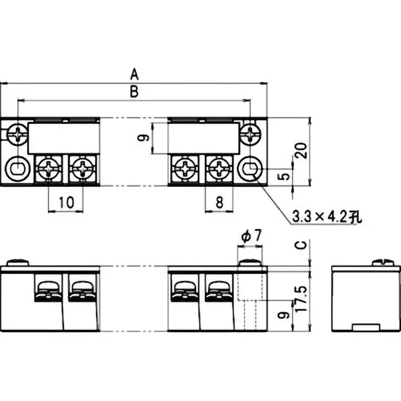 sato-parts-screw-type-terminal-block-16-pole-100-m-or-more-dc500v-ml-1-16p