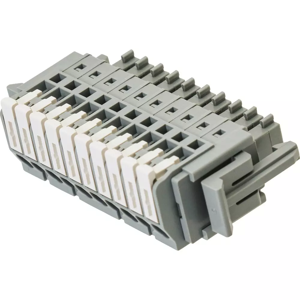 Sato Parts Screwless Terminal Block 658 SL-4000-AP 10 Pole 100 mΩ or More (DC500V), SL-4000-AP-10PGY