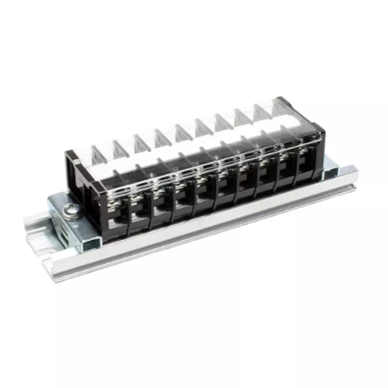 Toyo Giken Assembly Terminal Block Self-Up 1 Stage 8 mm Spacing C Type 20 mm Rail 5 Pole, CTL-15S-5P