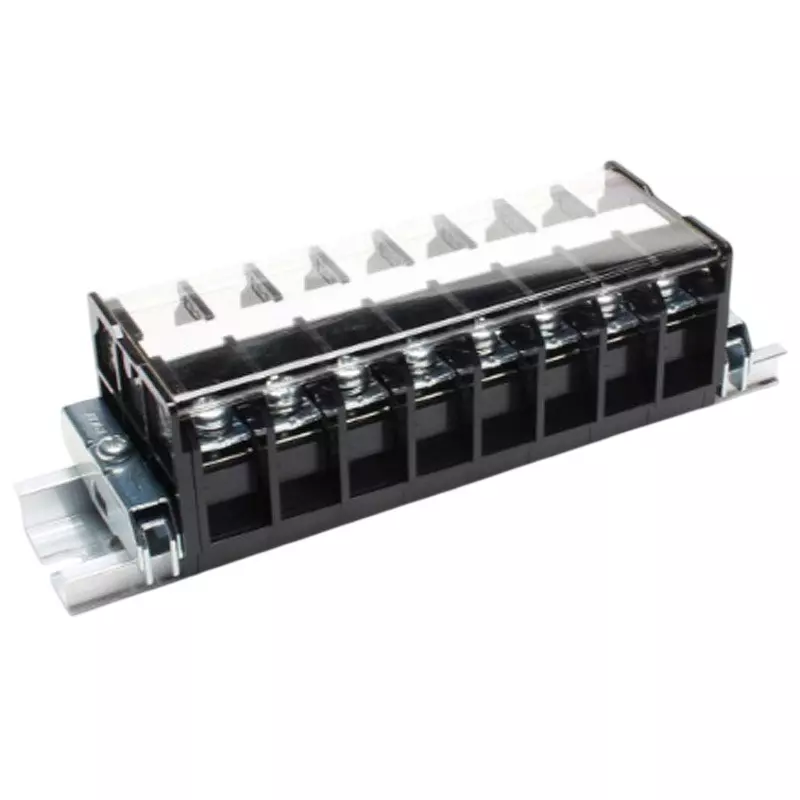 Toyo Giken Assembly Terminal Block Screw Up 1 Stage 14 mm Spacing DIN35 mm 63 Pole, PTUL-80NS-63P