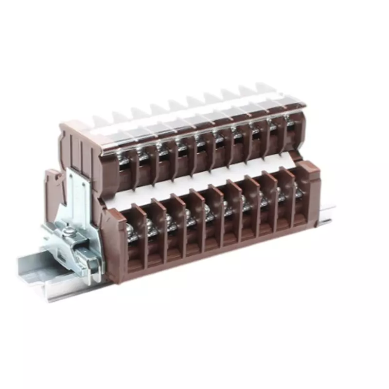 Toyo Giken Assembly Terminal Block Screw Up 11 mm Spacing DIN35 mm M4 Screw, PUWL-40AG-37U