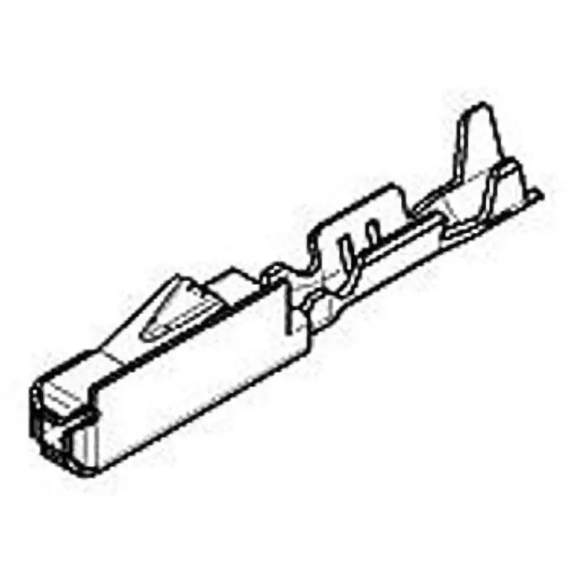 TE CONNECTIVITY Crimp Terminal Female Crimping Connection, 968074-2 (Pack of 5000)