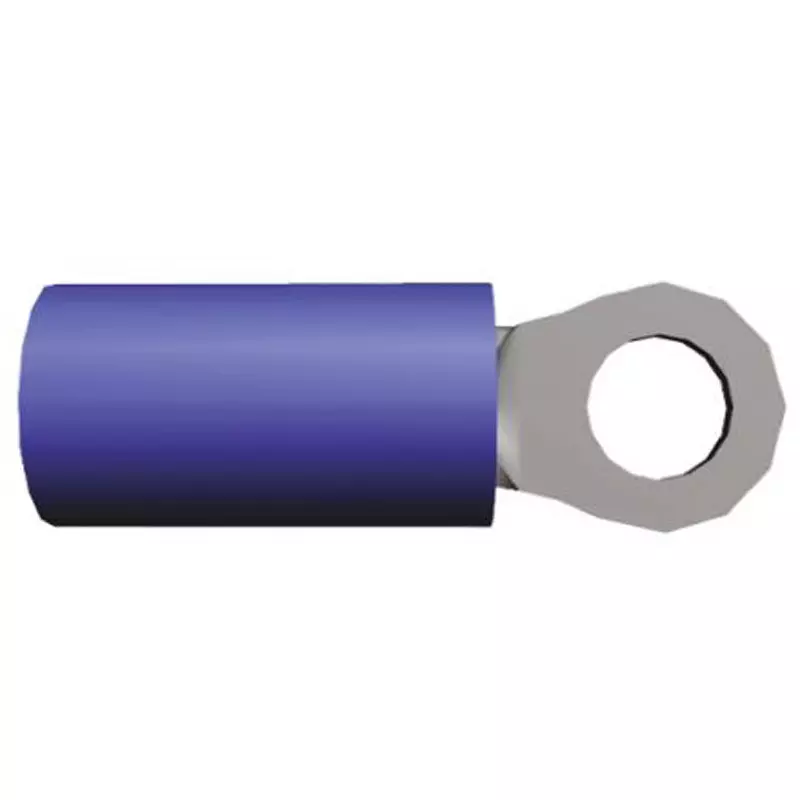 TE CONNECTIVITY Ring Terminal Copper Material Insulation Type Of Insulation [Minimum] 1 Mm² Compatible Cable, 342143-1 (Pack of 100)
