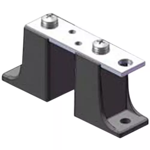 Naigai Energering Ground Terminal (Bar) Copper / Nickel plating, (Post) ABS UL94 V-2 Black Material/Finish, EB-52B