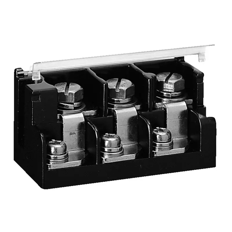 Kawamura Primary Feed Terminal Block (Main Unit) 6 Nylon, (Cover) Polycarbonate, Ltg100S