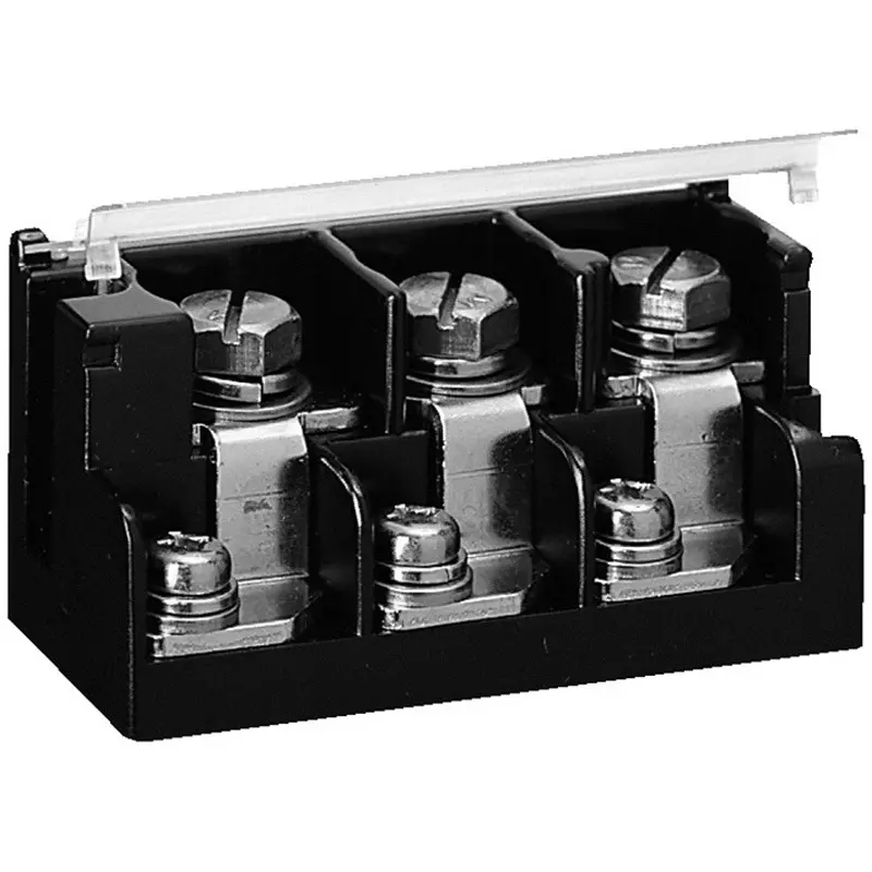 kawamura-primary-feed-terminal-block-main-unit-6-nylon-cover-polycarbonate-ltg100s