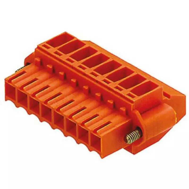 Weidmuller Terminal Block 12 Amp Rated Current 4 Pole, BL 3.50/04/90F SN OR -1639030000 (Pack of 5)
