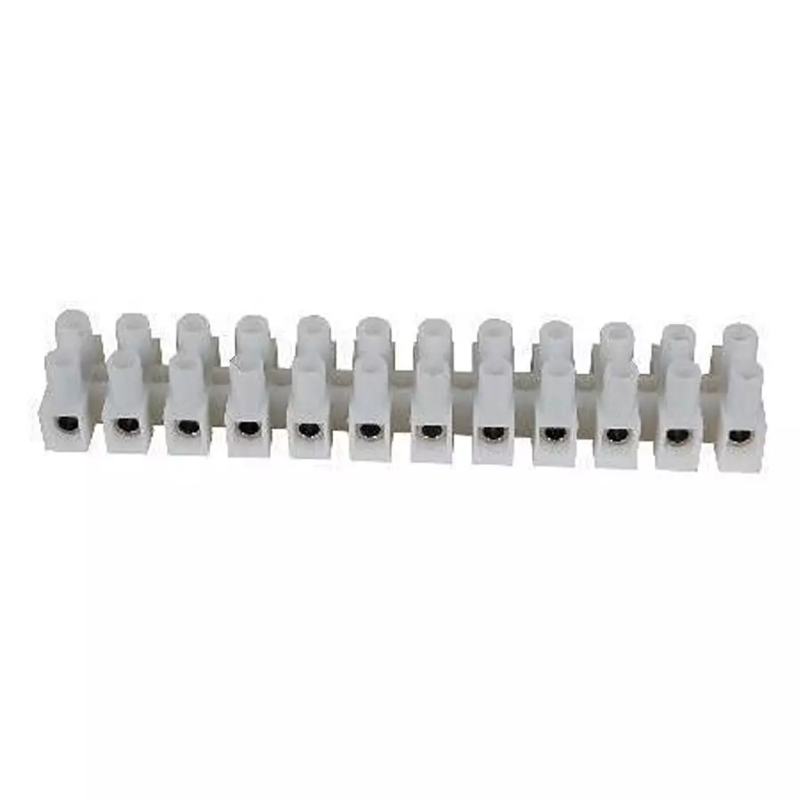 MULTICOMP PRO Barrier Panel Mount Terminal Blocks Barrier Strip European 12 Terminals 600VAC 30A, 27-5986