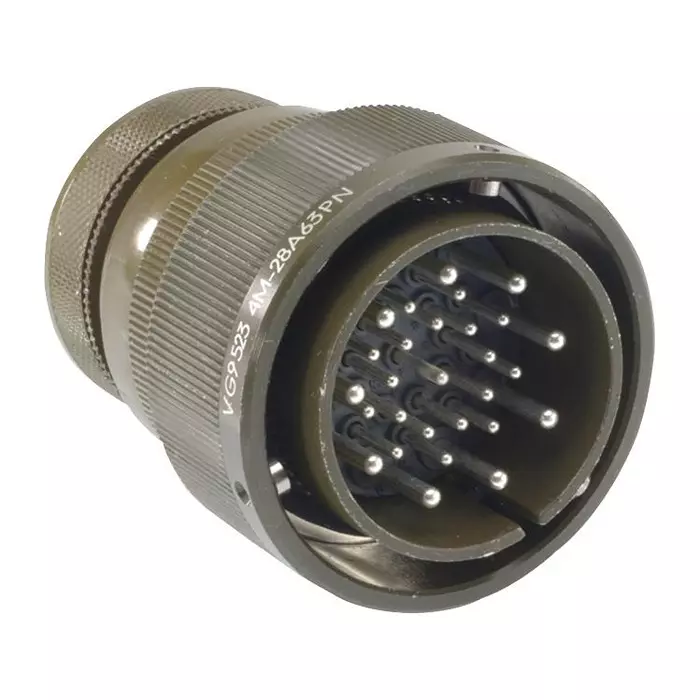 ITT CANNON Circular Industrial Connectors CIRCULAR, SIZE 18, 10 WAY PIN, CA02L18-19PBA232