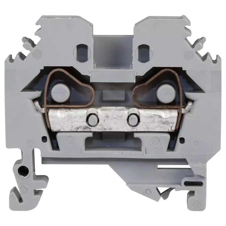 Wago TERMINAL BLOCK, DIN RAIL, 2POS, 10AWG, 282-101