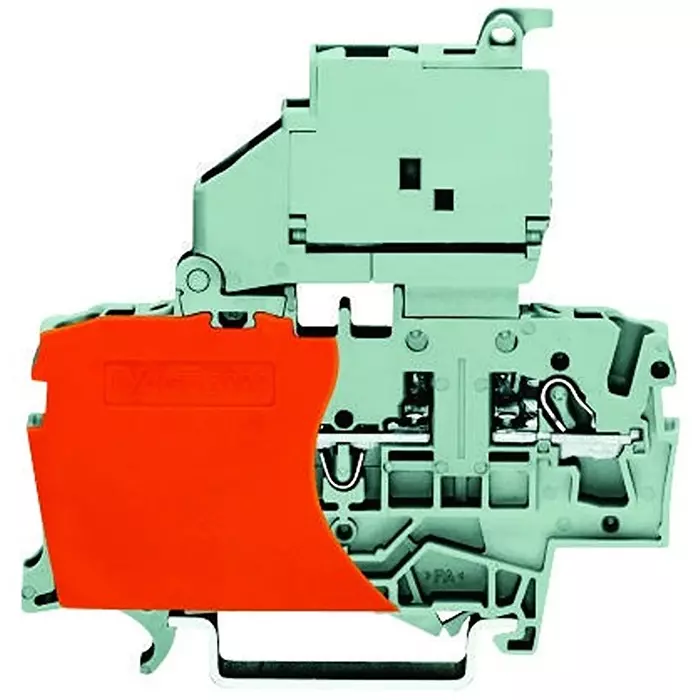 Wago TERMINAL BLOCK, FUSED, 22-12AWG, 5X20MM, 2002-1611/1000-541.