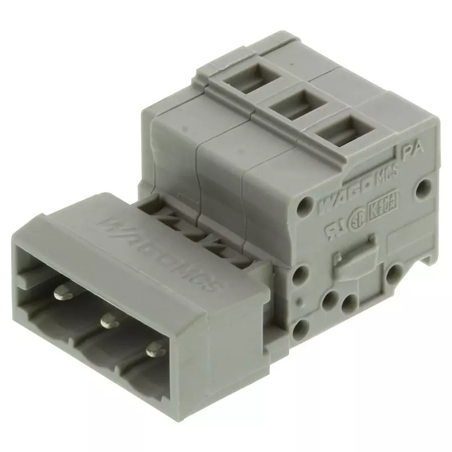 Wago TERMINAL BLOCK, PLUGGABLE, 3 POSITION, 28-12AWG, 231-603.