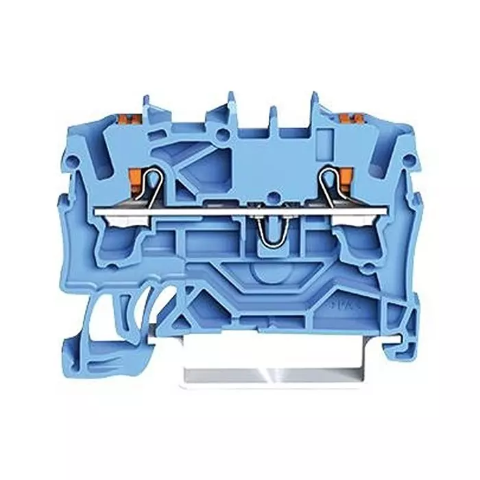 Wago TERMINAL BLOCK, DINRAIL, 2WAYS, 12AWG, 2202-1204